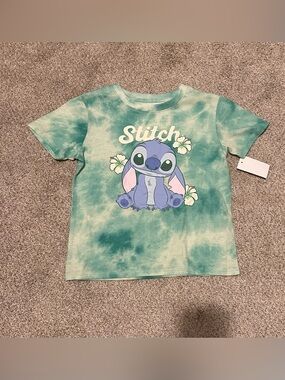 Disney Kids Stitch Tie-Dye Short Sleeve Tee